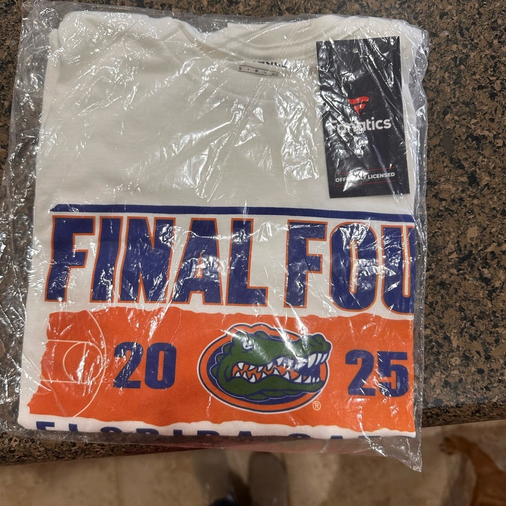 Fanatics Florida Final Four White Graphic T-Shirt